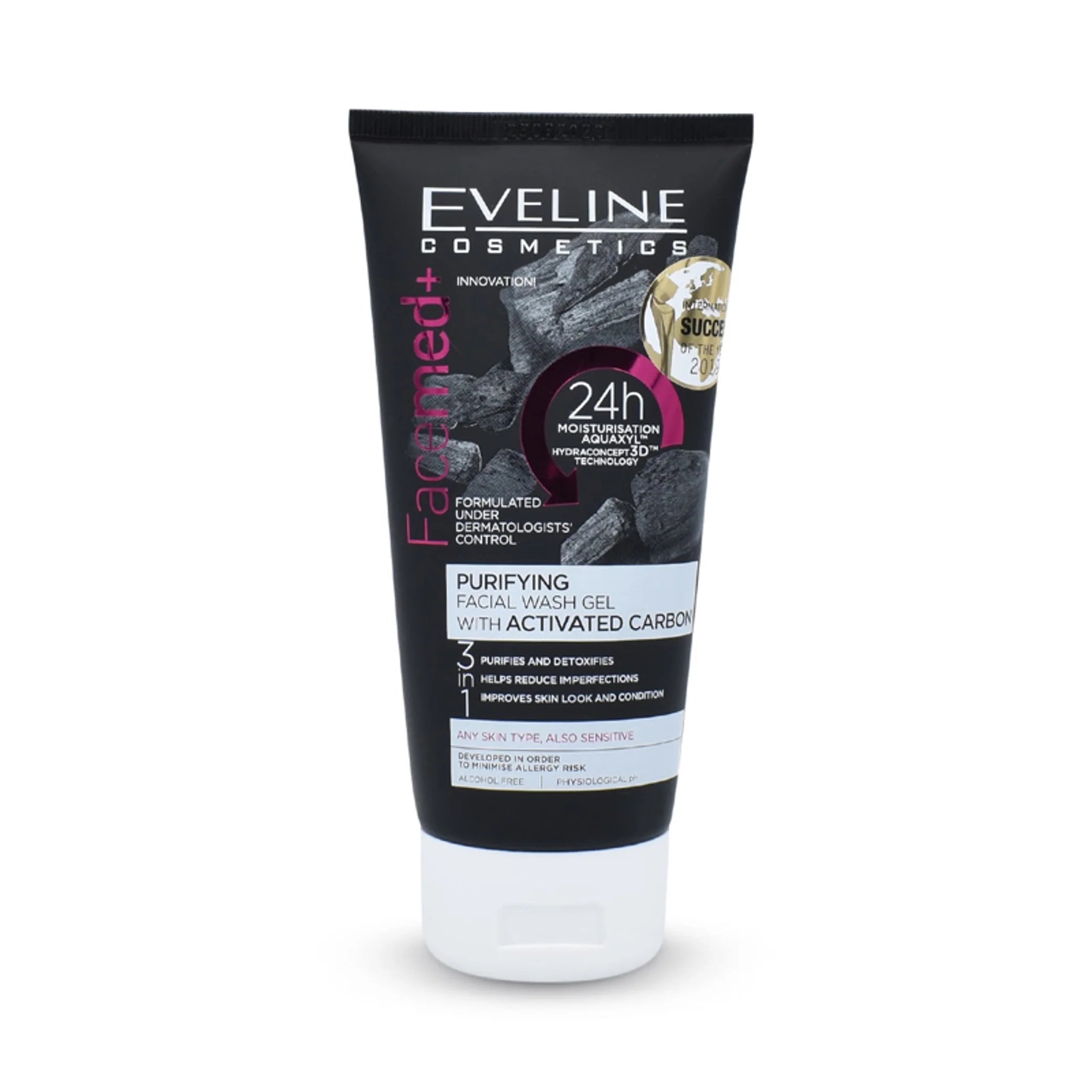 Facemed+ Purifying Activated Carbon Facial Wash Gel 150ml