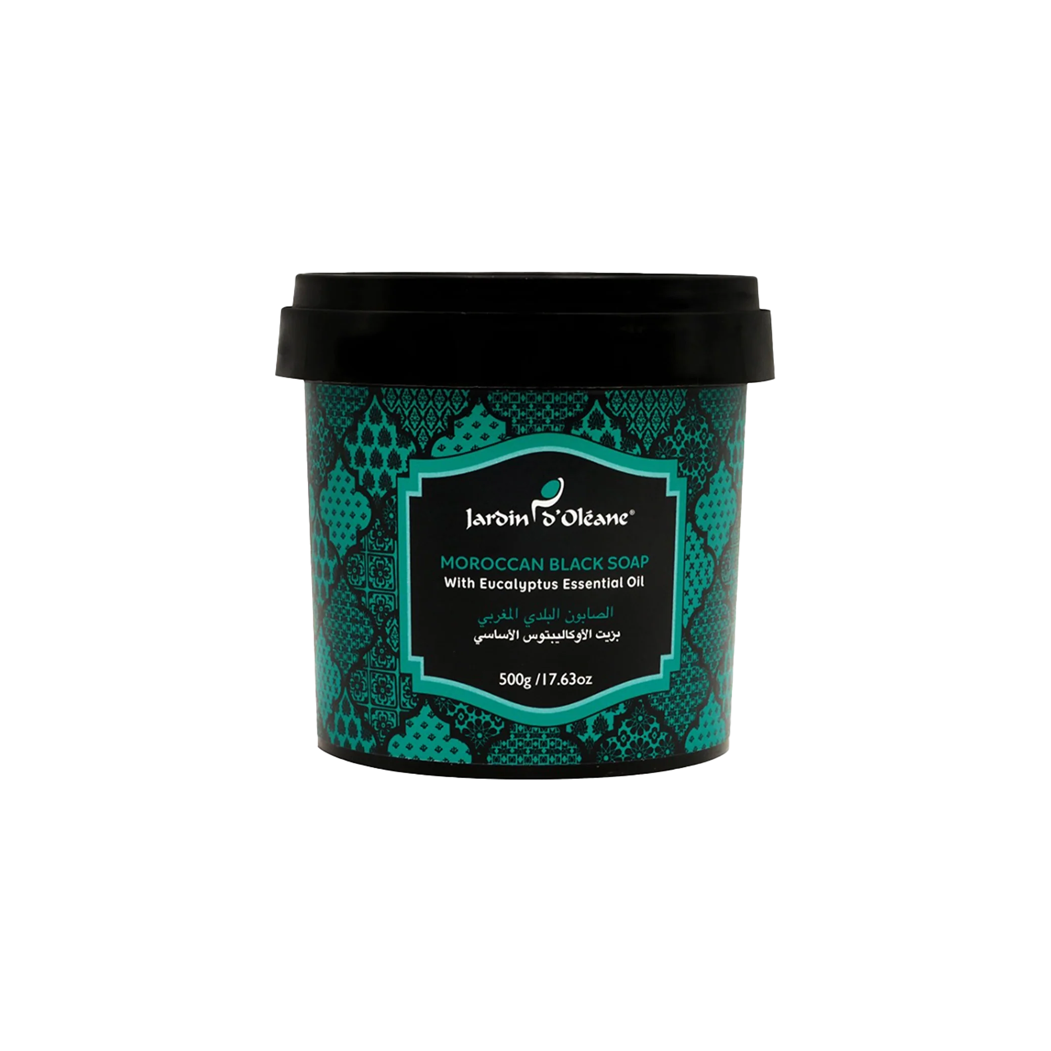 Moroccan Black Soap with Eucalyptus Essential Oil 500g