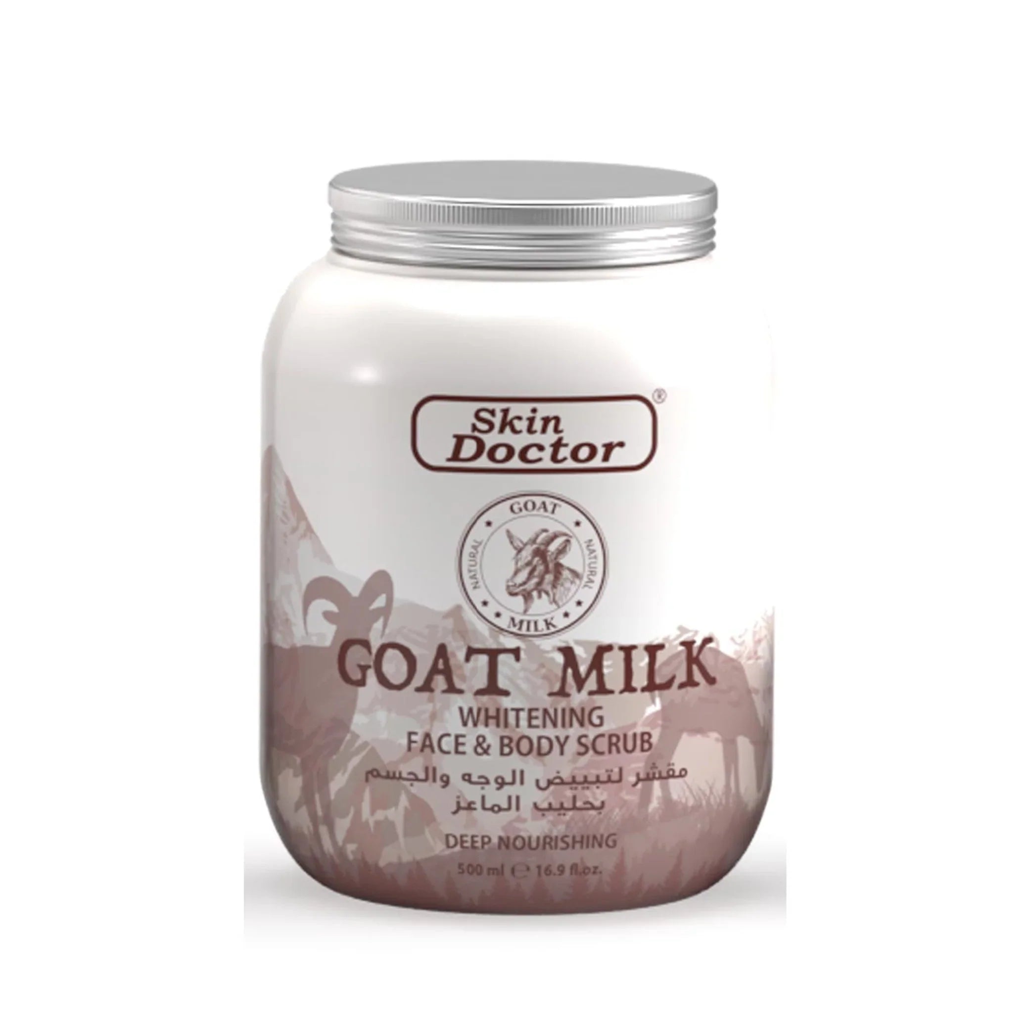 Goat Milk Whitening Face & Body Scrub 500ml