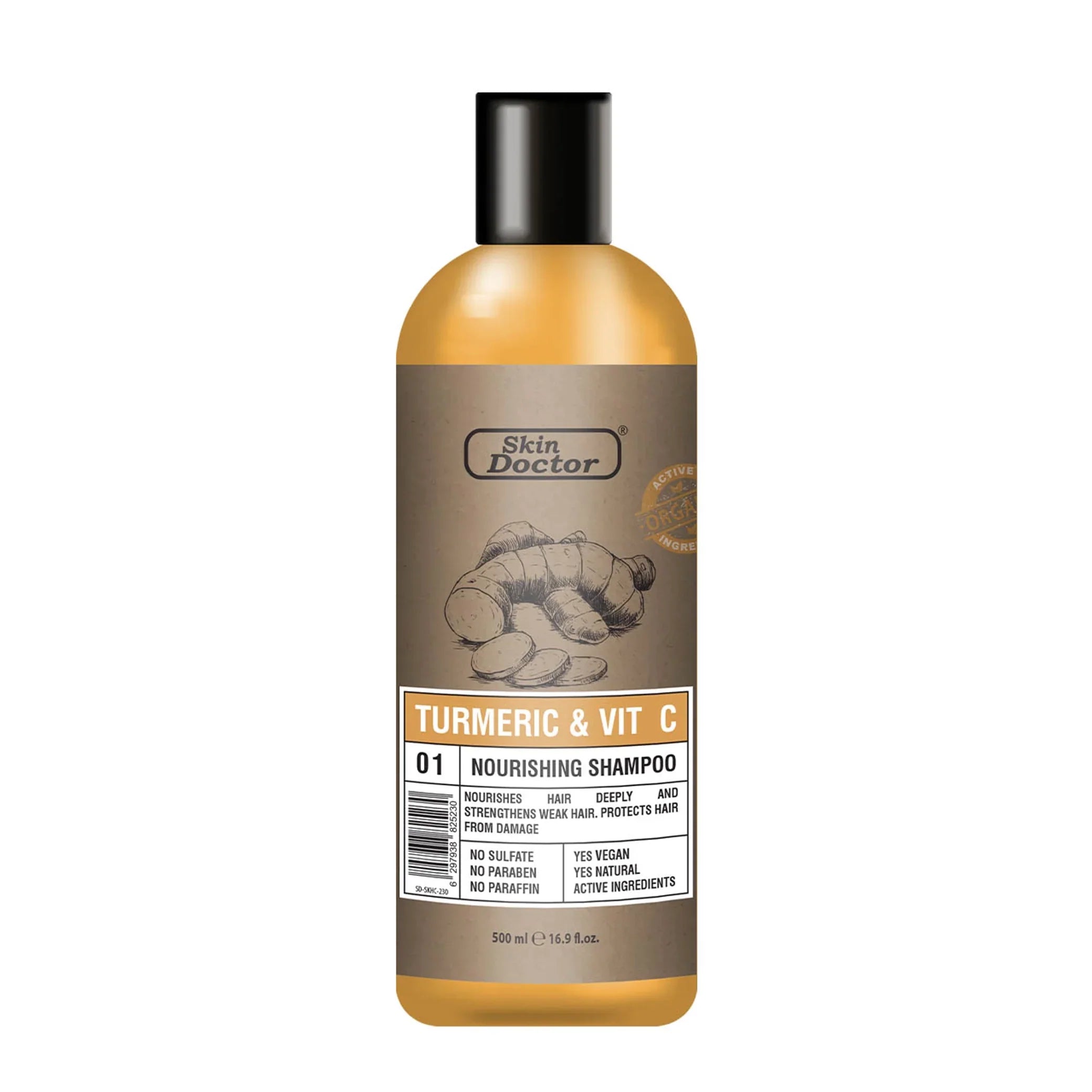 Turmeric & Vit C Nourishing Shampoo 500ml