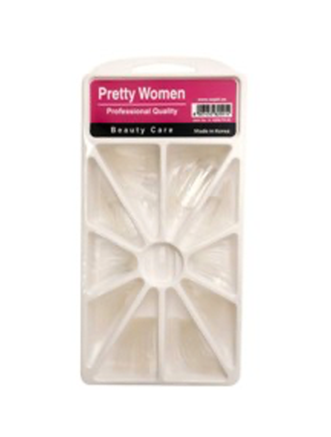 Pretty Woman Nail Clear Tips Set (100 Tips)