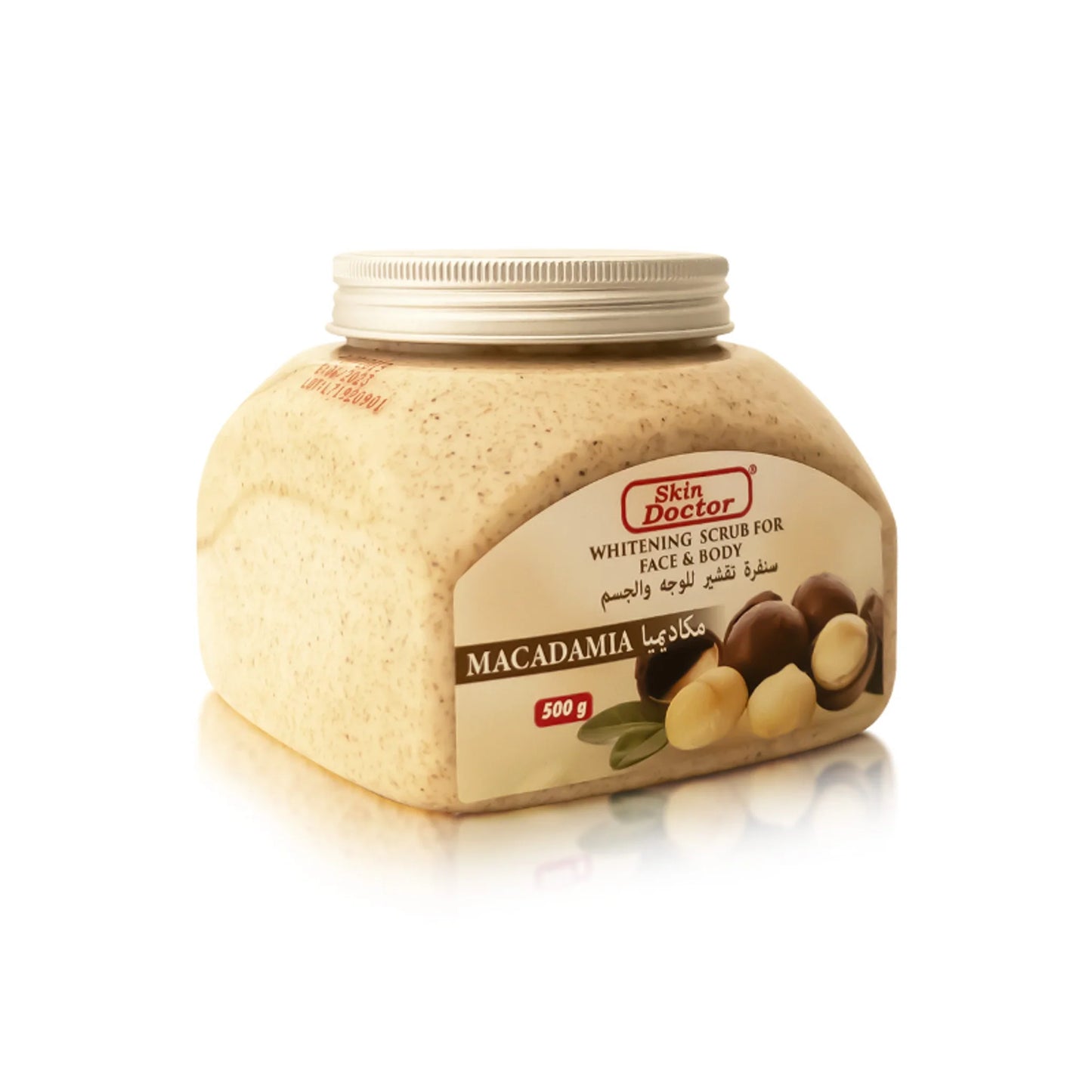 Macadamia Whitening Scrub For Face & Body 500g