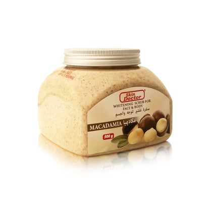 Macadamia Whitening Scrub For Face & Body 500g
