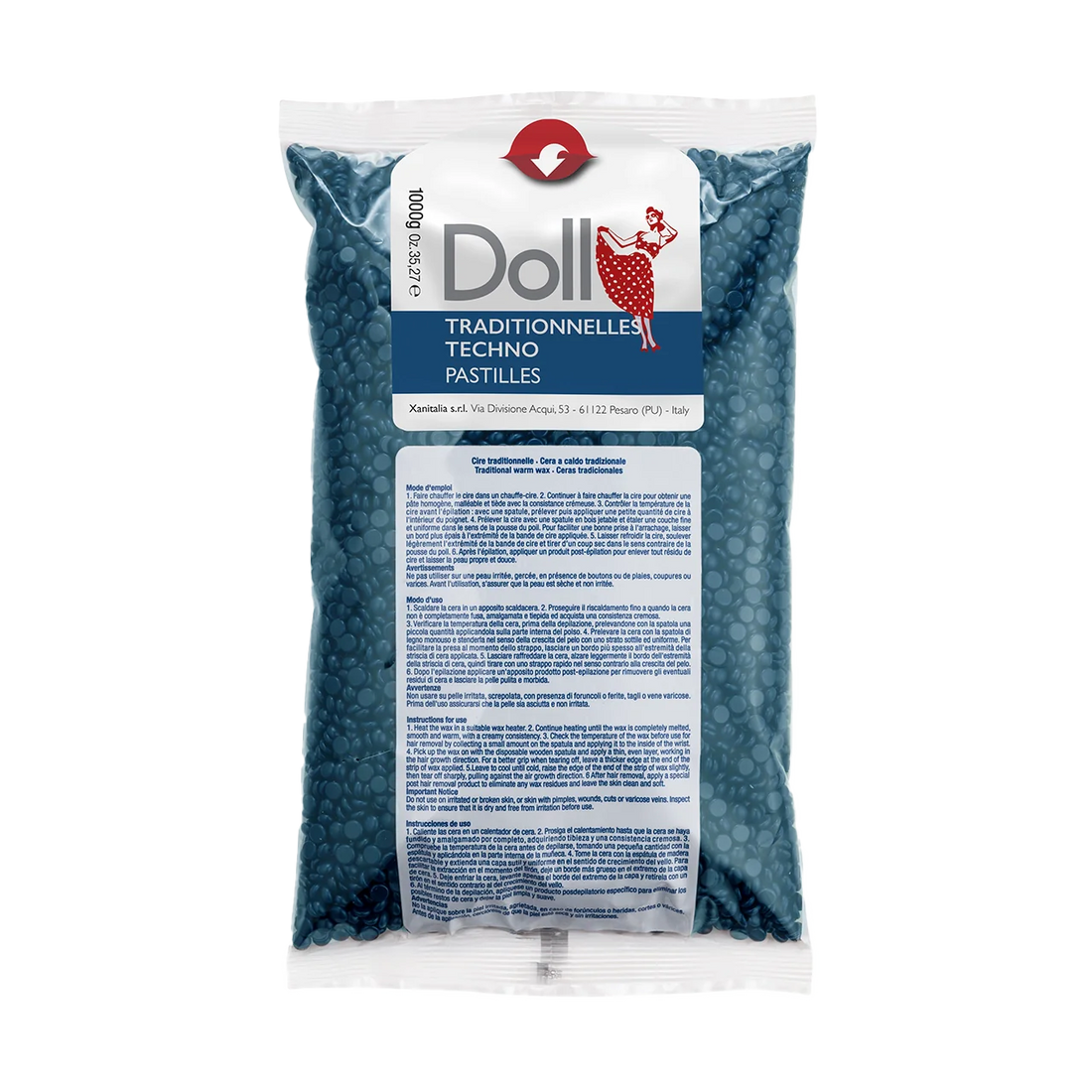 Blue Azulene Non-strip Traditional Wax Pastilles 1kg