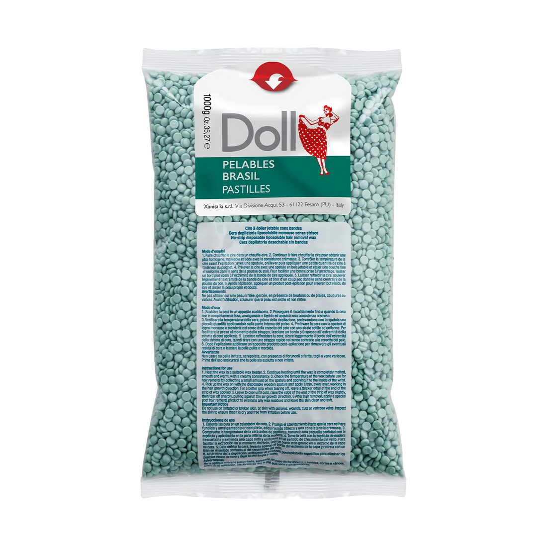 Aloe Vera Non-Strip Pelables Wax Pastilles 1kg