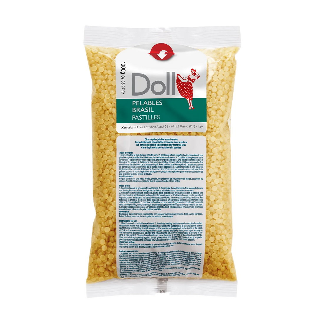 Miel (Honey) Non-Strip Pelables Wax Pastilles 1kg