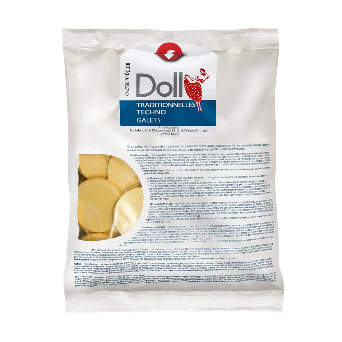 Gialla (Yellow) Non-Strip Wax Galets 1kg