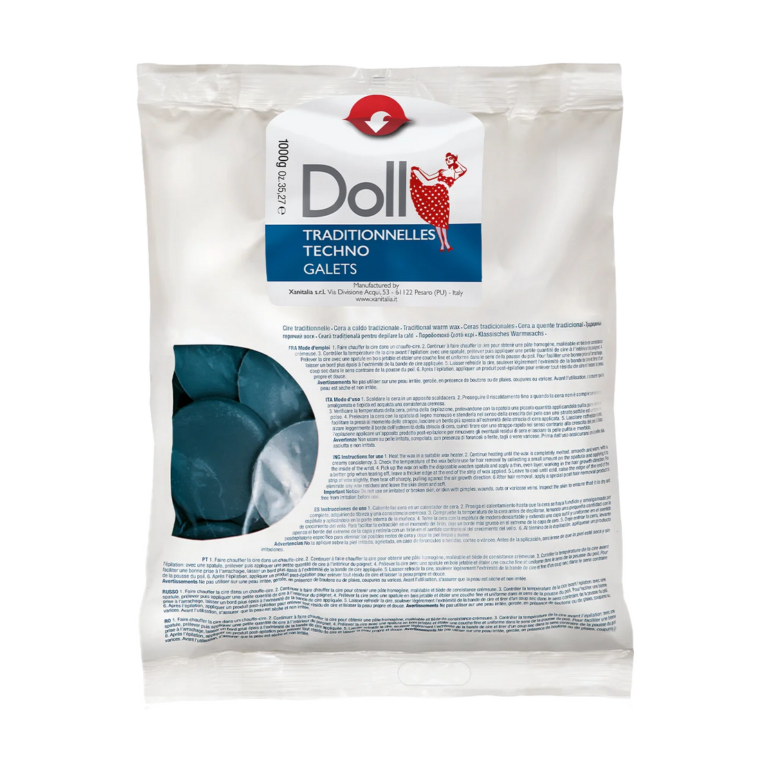 Azulene Non-Strip Wax Galets 1kg
