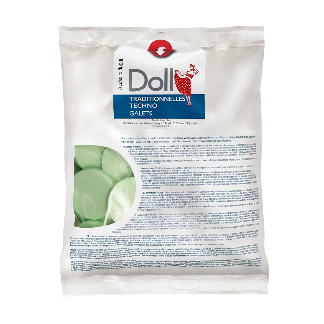 Green Tea Non-Strip Wax Galets 1kg