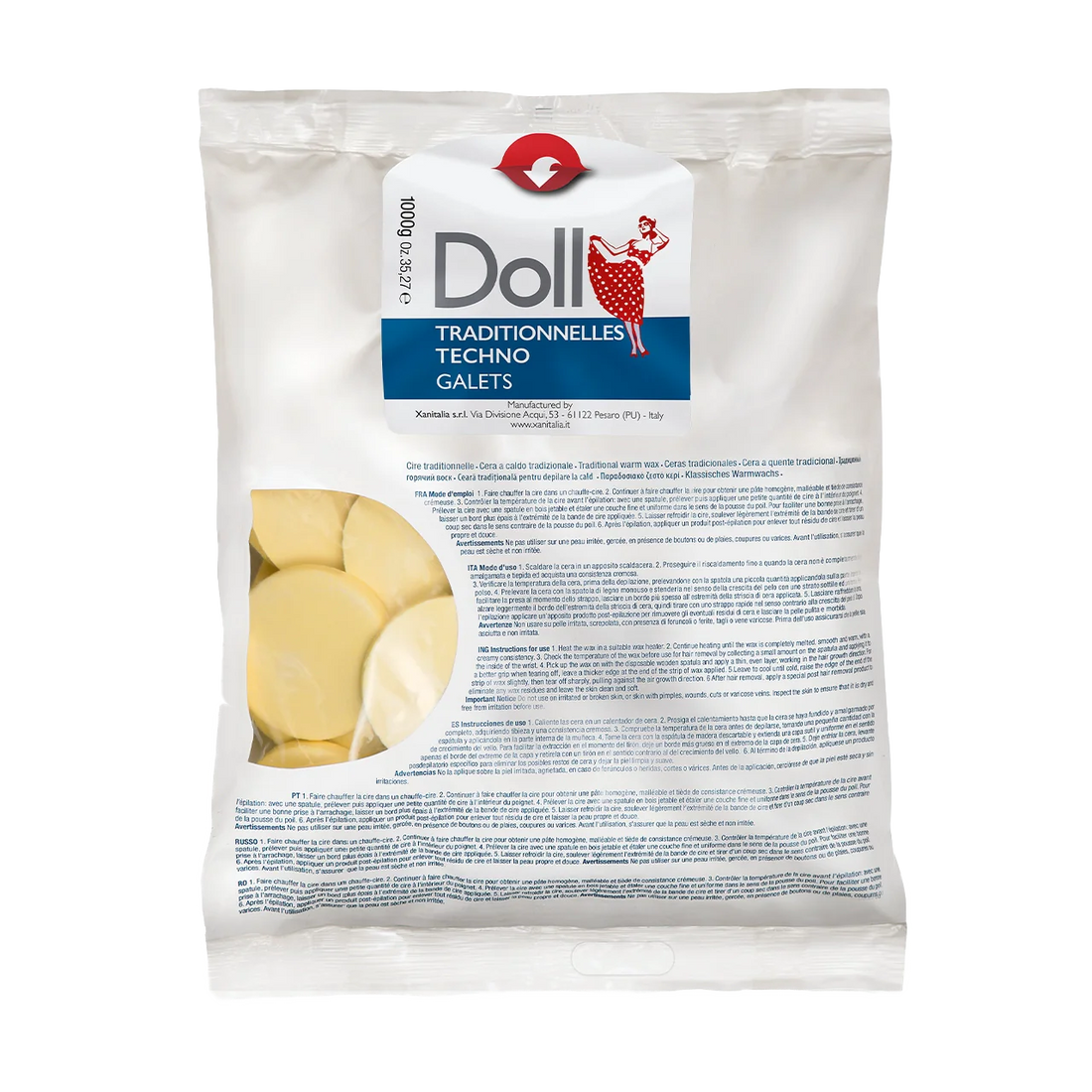 Argan Non-Strip Wax Galets 1kg