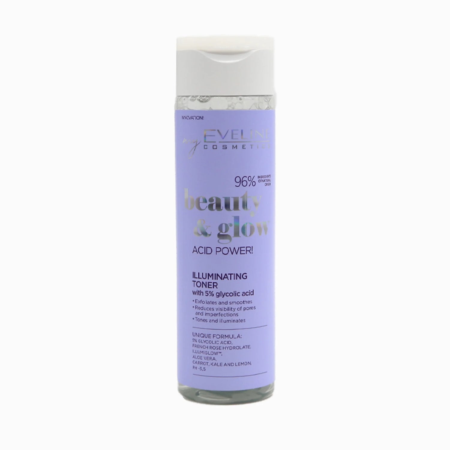 Beauty &amp; Glow Illuminating Toner with 5% Glycolic Acid 200ml