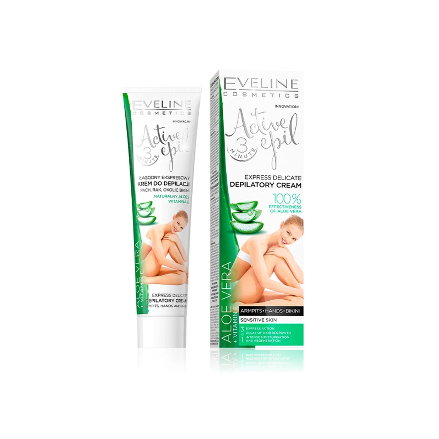 Active Epil Aloe Vera Depilatory Cream 125ml