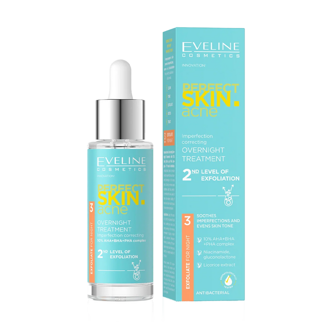 Perfect Skin Acne Overnight Treatment Exfoliation Level 2 30ml