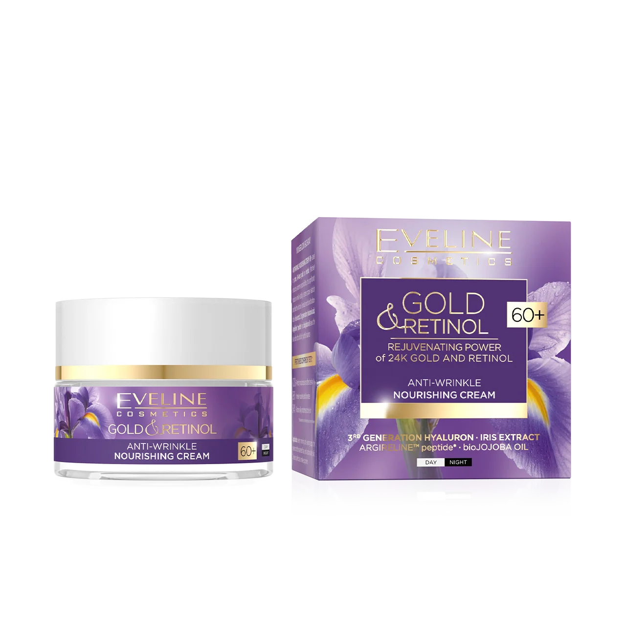 Gold &amp; Retinol Anti-wrinkle Nourishing Cream 60+ 50ml