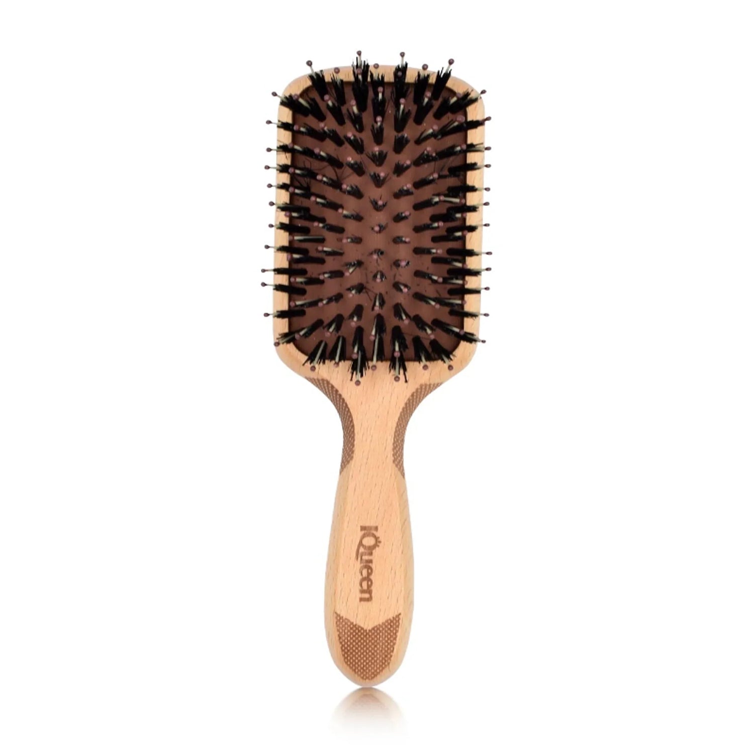 Classic Wood Small Paddle Porcupine Cushion Hair Brush 60x180mm