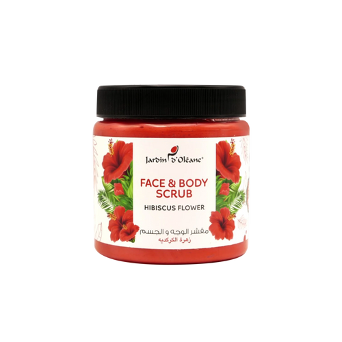 Face & Body Scrub with Hibiscus Flower 500ml