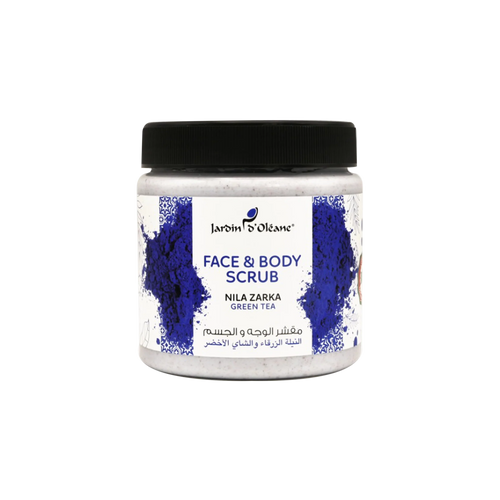 Face & Body Scrub with Nila Zarka & Green Tea 500ml