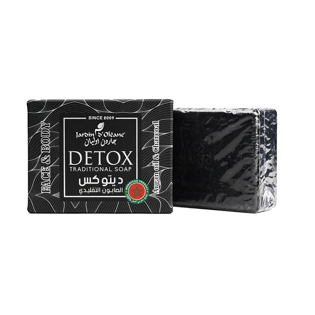 Detox Traditional Soap with Argan Oil &amp; Charcoal 100g