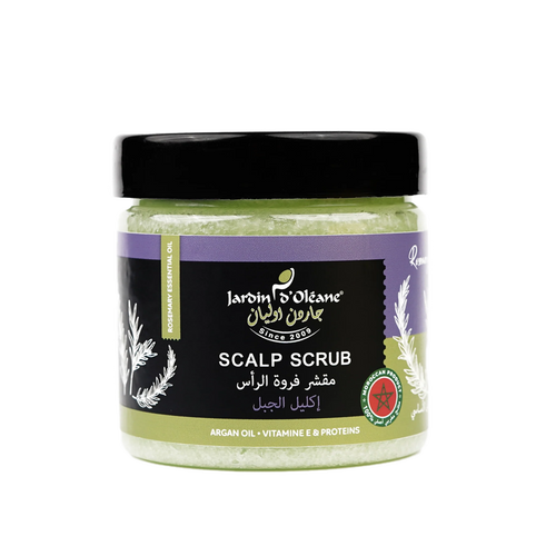 Rosemary Essential Oil scalp Scrub with Argan Oil and Vitamin E 250g