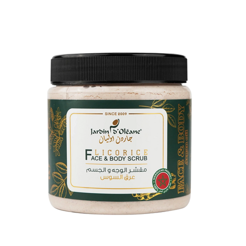 Face & Body Scrub with Argan Oil and Lico Rice 500ml