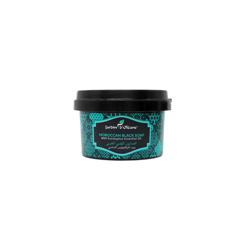 Moroccan Black Soap with Eucalyptus Essential Oil 250g
