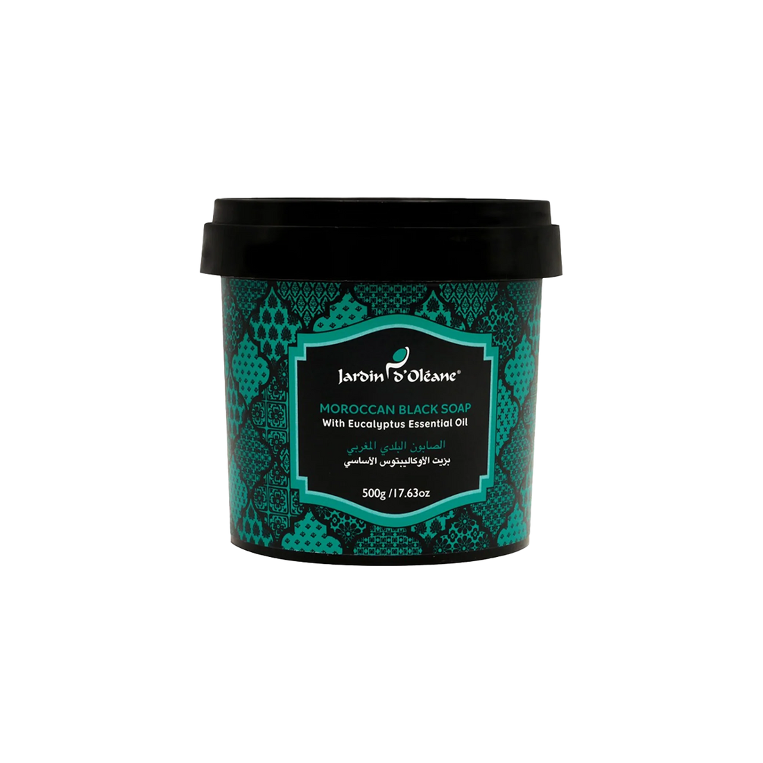 Moroccan Black Soap with Eucalyptus Essential Oil 500g