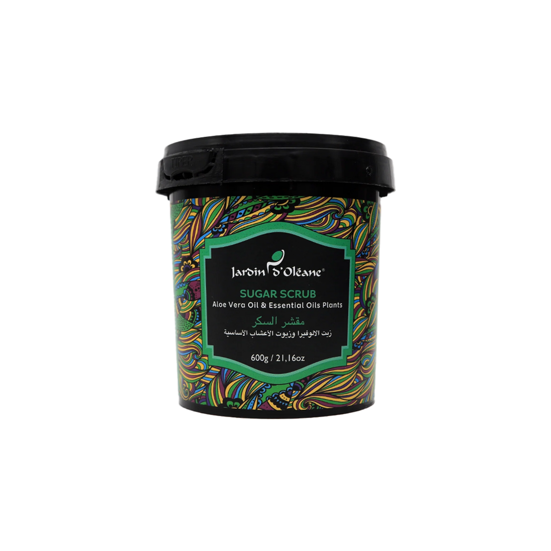Sugar Scrub with Aloe Vera Oil &amp; Essential Oil Plants 600g