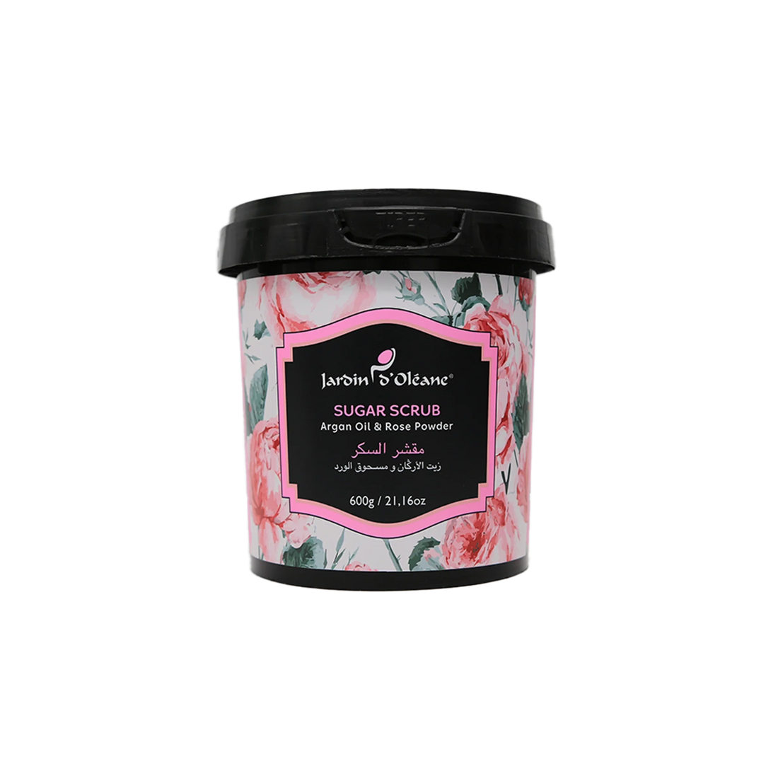 Sugar Scrub with Argan Oil &amp; Rose Powder 600g