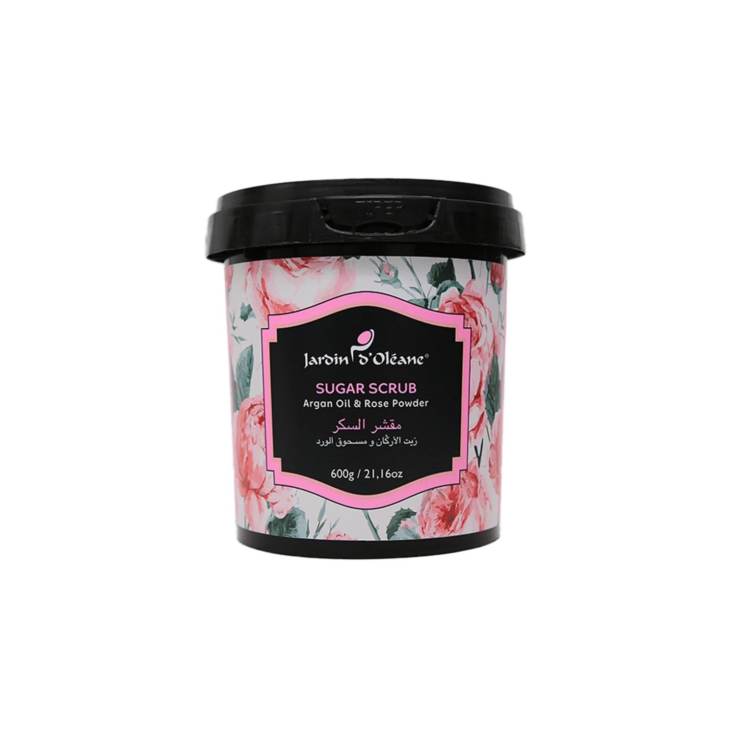 Sugar Scrub with Argan Oil &amp; Rose Powder 600g