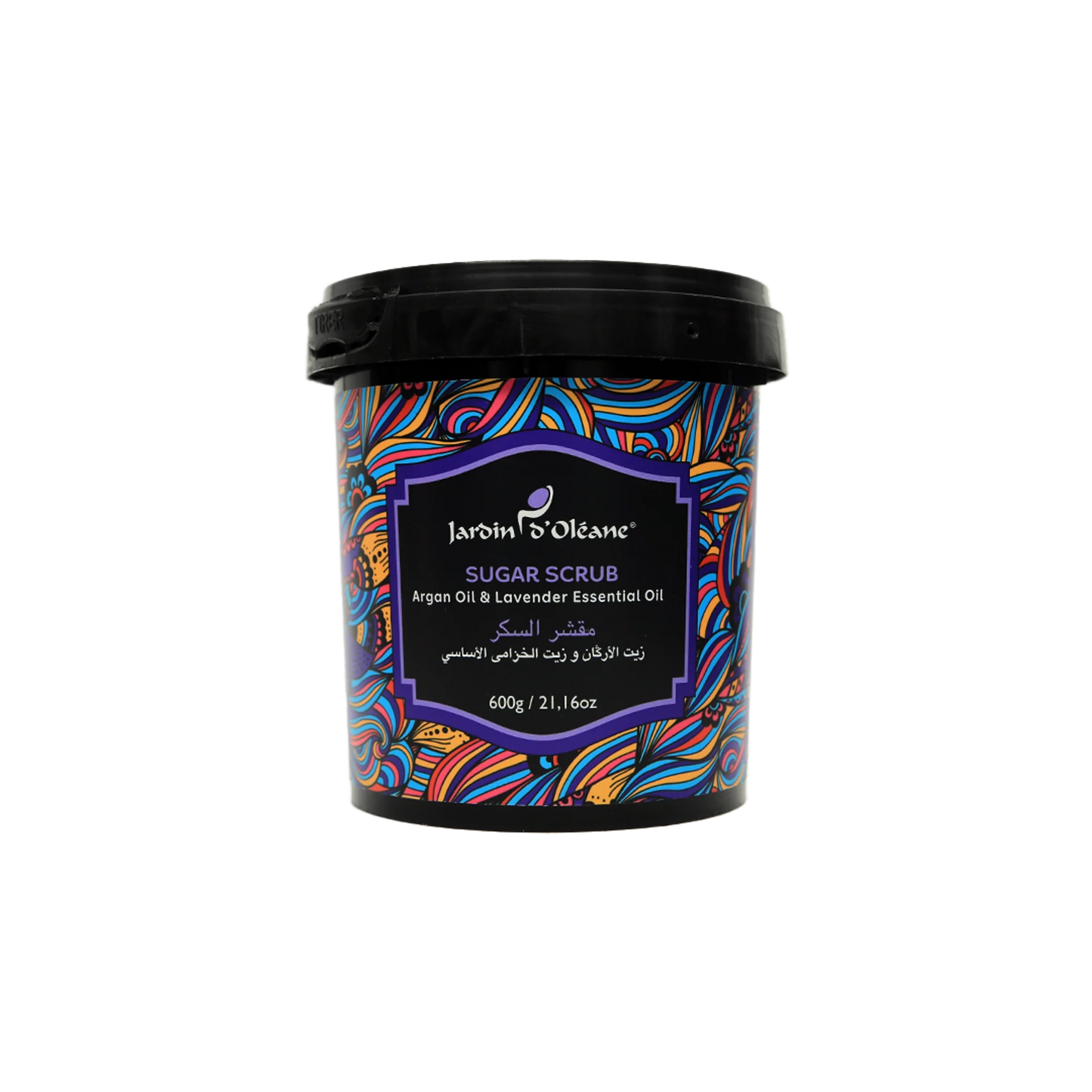 Sugar Scrub with Argan Oil & Lavender Essential Oil 600g