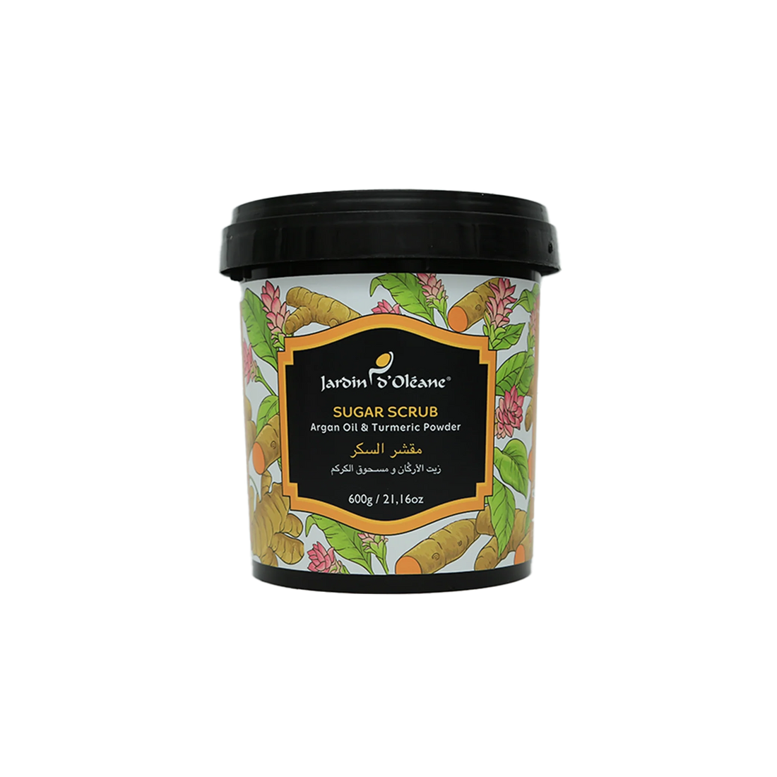 Sugar Scrub with Argan Oil &amp; Turmeric Powder 600g