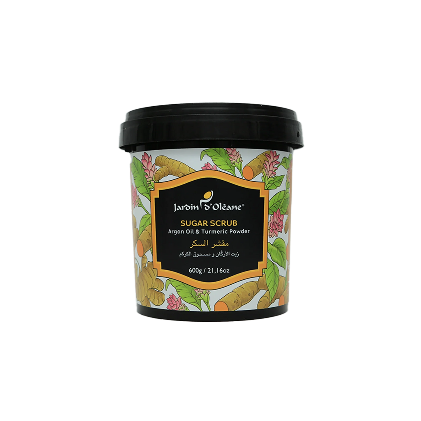 Sugar Scrub with Argan Oil & Turmeric Powder 600g