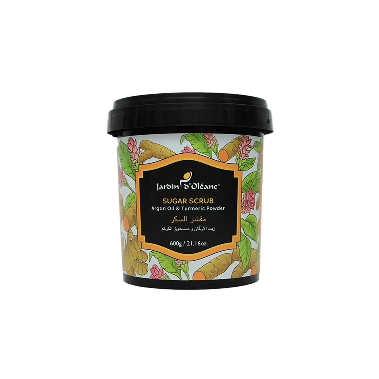 Sugar Scrub with Argan Oil &amp; Turmeric Powder 600g