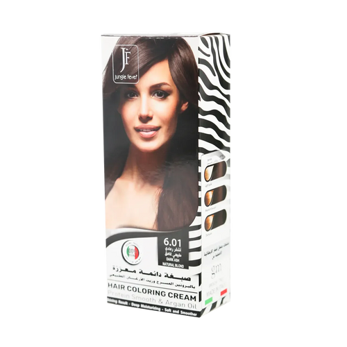 Hair Coloring Cream Kit 6.01 Dark Ash Natural Blond