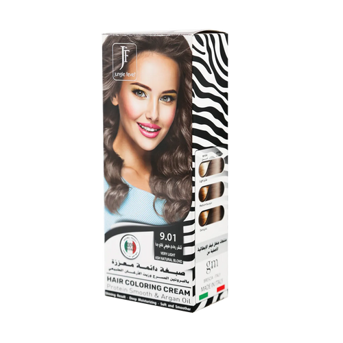 Hair Coloring Cream Kit  9.01 Very Light Ash Natural Blond