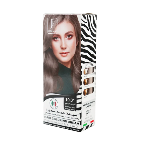 Hair Coloring Cream Kit 10.01 Platinum Ash Natural Blond