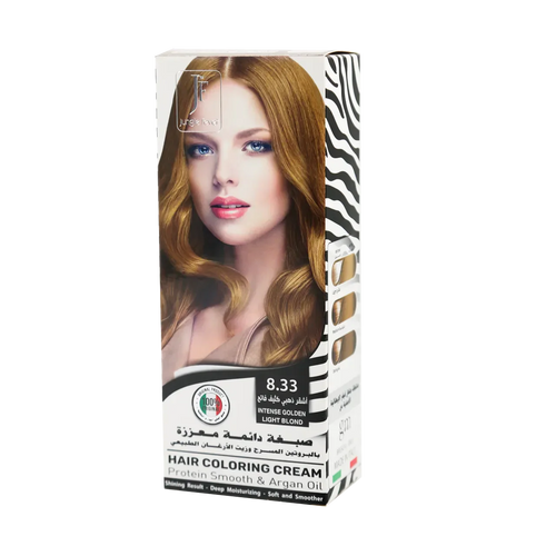 Hair Coloring Cream Kit 8.33 Intense Golden Light Blond