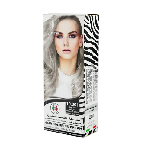 Hair Coloring Cream Kit 10.001 Platinum Intense Ash Blond