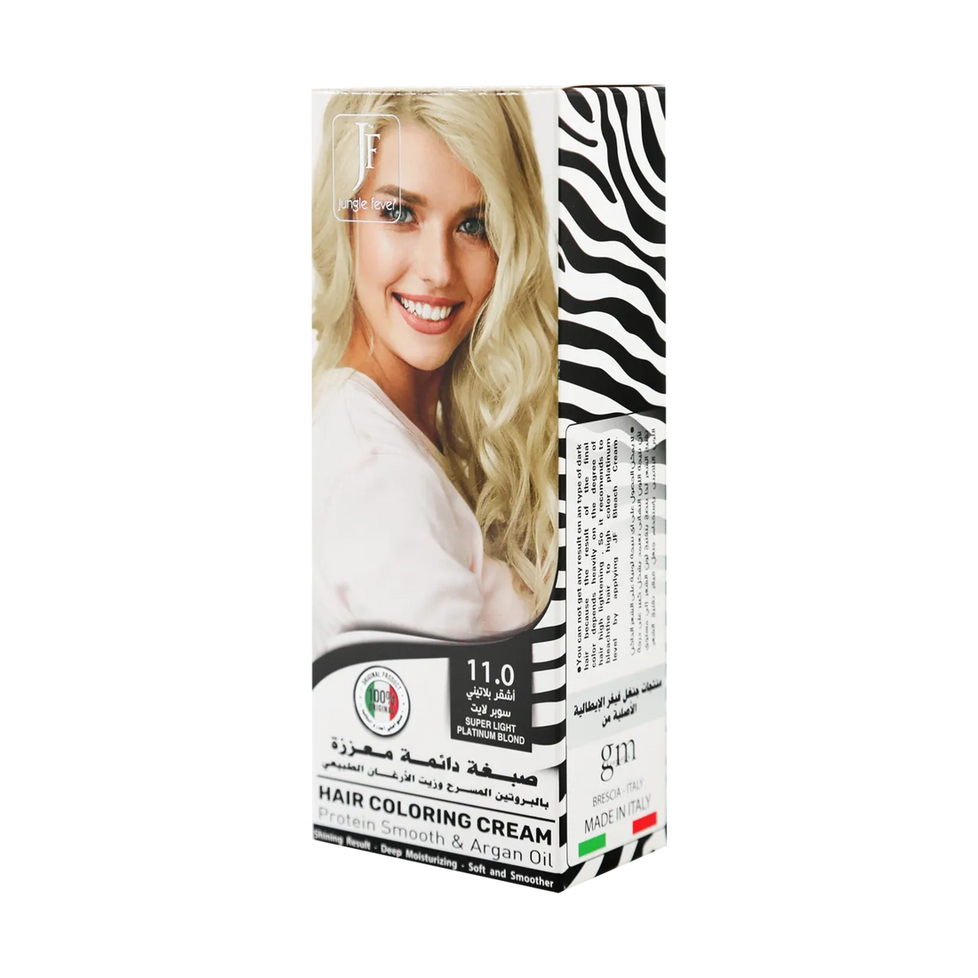 Hair Coloring Cream Kit 11.0 Super Light Platinum Blond