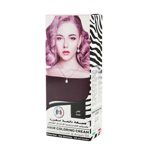 Hair Coloring Cream Kit Lilac
