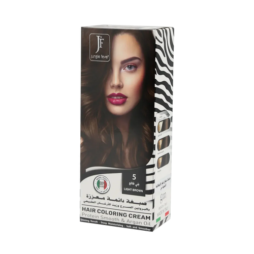 Hair Coloring Cream Kit 5 Light Brown