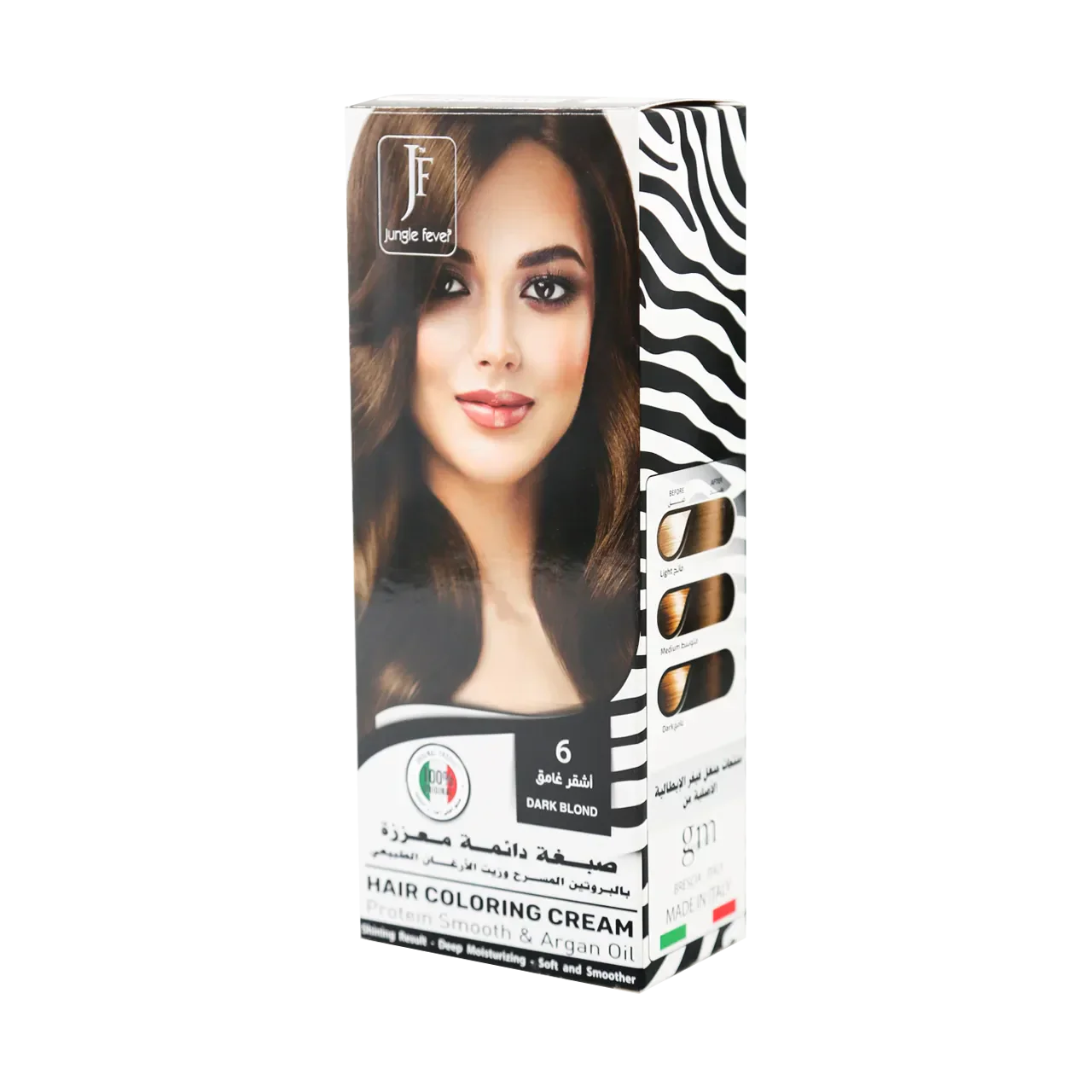 Hair Coloring Cream Kit 6 Dark Blond