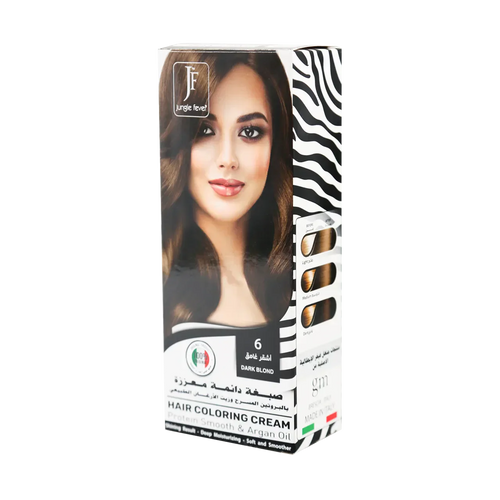 Hair Coloring Cream Kit 6 Dark Blond