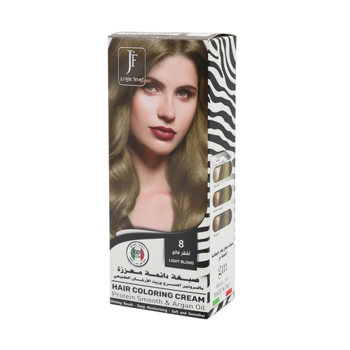 Hair Coloring Cream Kit 8 Light Blond