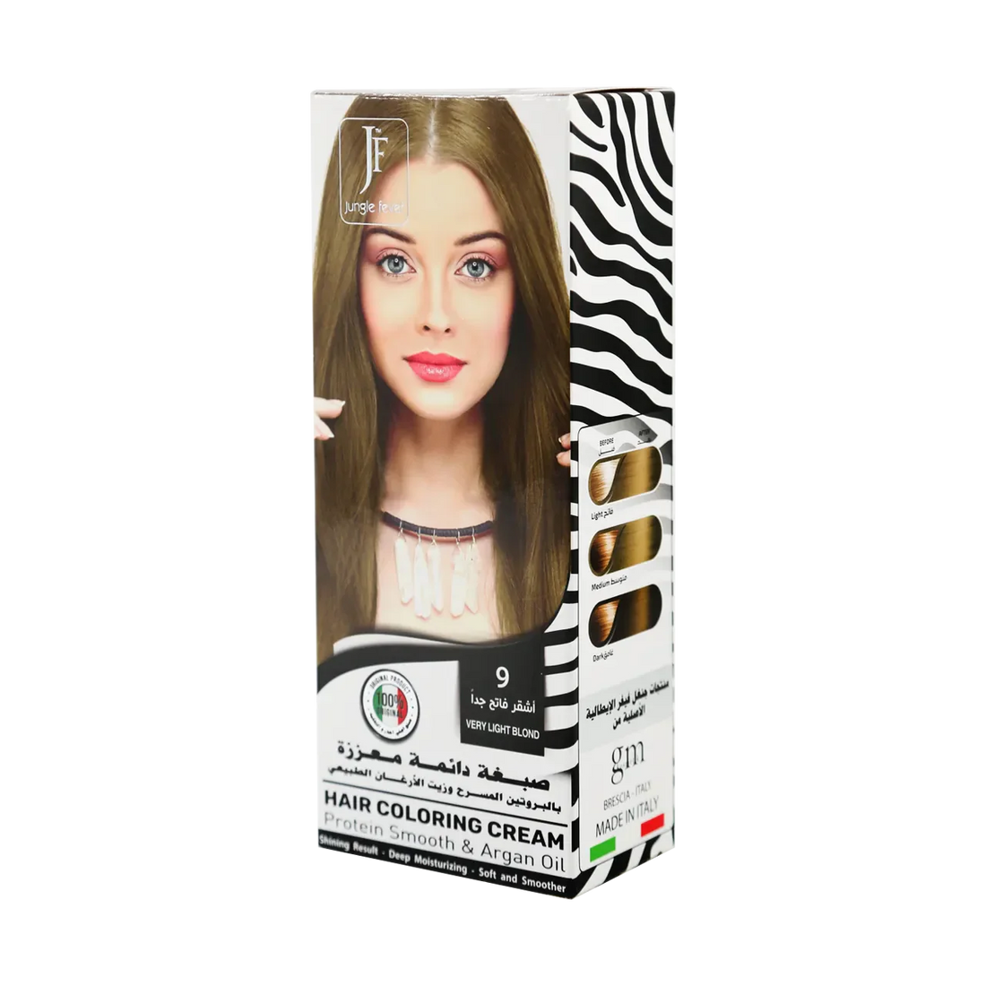 Hair Coloring Cream Kit 9 Very Light Blond