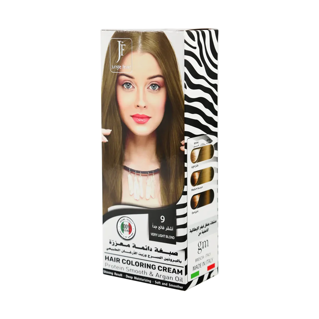 Hair Coloring Cream Kit 9 Very Light Blond