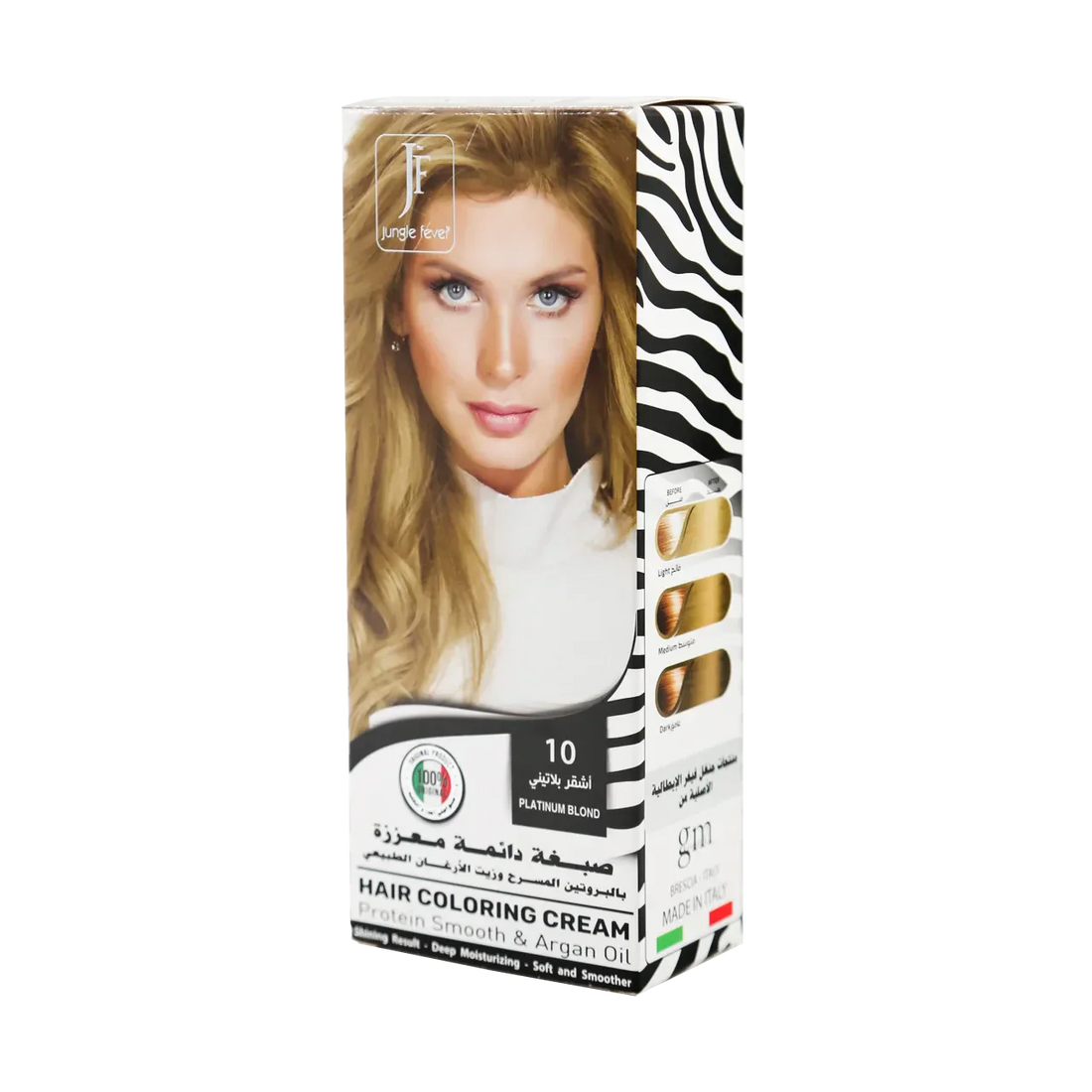 Hair Coloring Cream Kit 10 Platinum Blond