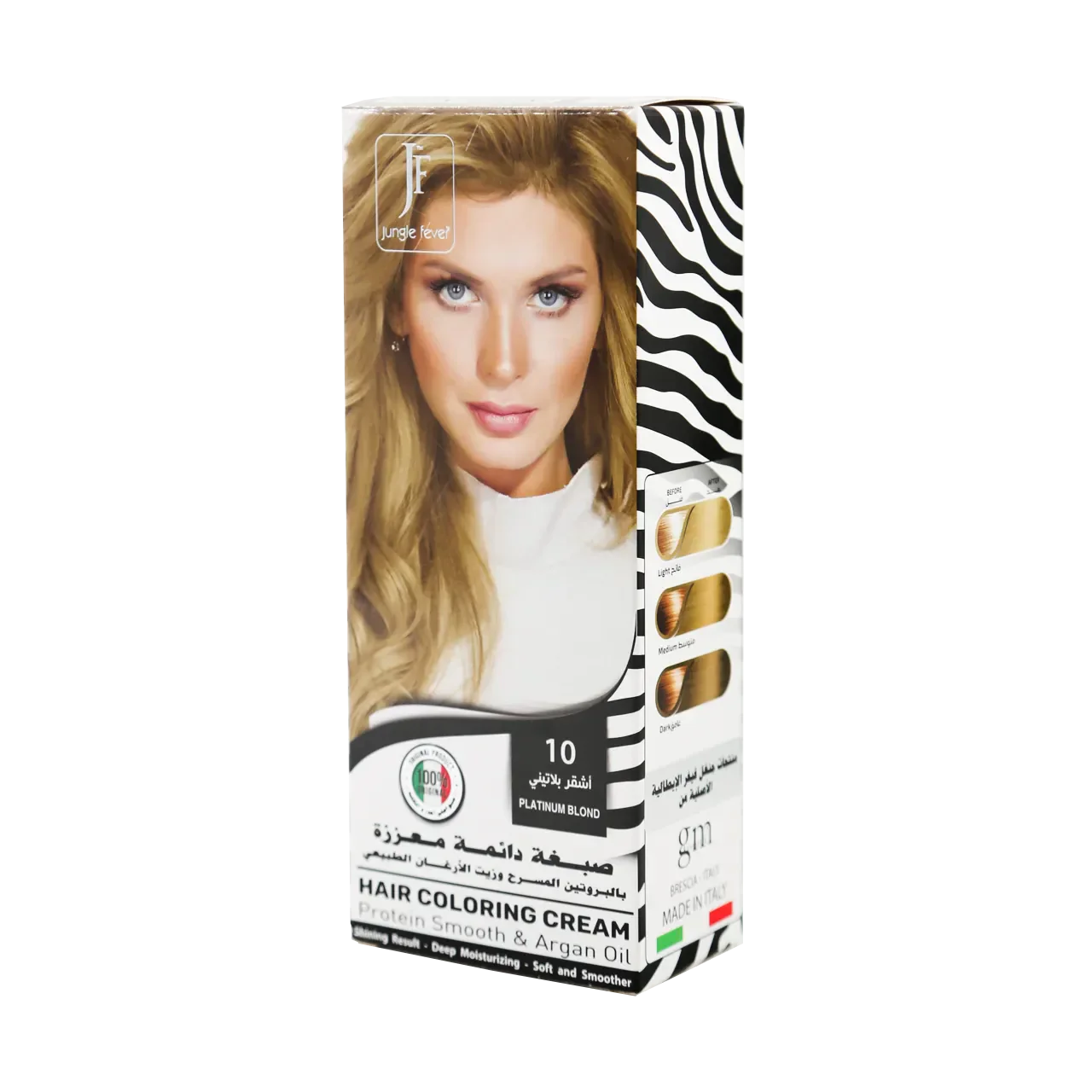 Hair Coloring Cream Kit 10 Platinum Blond