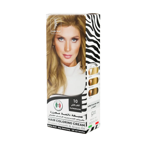 Hair Coloring Cream Kit 10 Platinum Blond