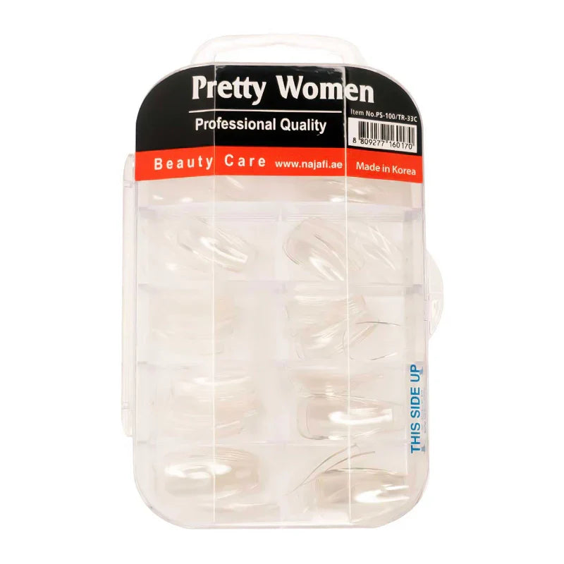 Clear Nail Tips (100 Tips) TR-33C